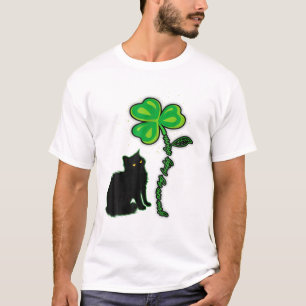 『お前は幸運なチャームセントパトリック・デイ・ブラック・キャット』 Tシャツ