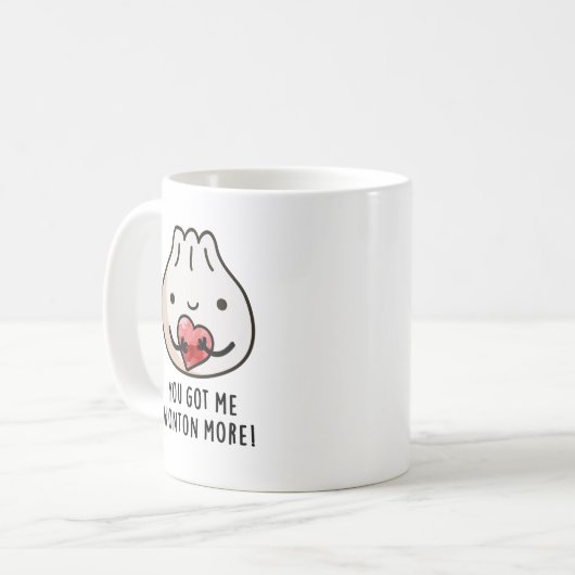 お前は得もっとディムおもしろいプンだ コーヒーマグカップ (正面左)