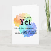 お前は得勇気付けられる カード (正面)