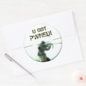 お前は得口を開いた ラウンドシール (封筒)