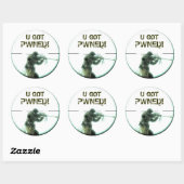 お前は得口を開いた ラウンドシール (シート)