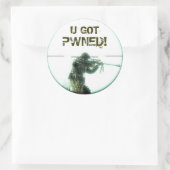 お前は得口を開いた ラウンドシール (バッグ)