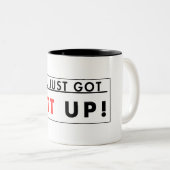 お前は得少しだ! ツートーンマグカップ (正面右)