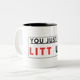 お前は得少しだ！ ツートーンマグカップ