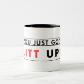 お前は得少しだ! ツートーンマグカップ (中央)