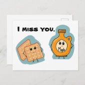 お前は恋しく思水と水飴 ポストカード (正面/裏面)