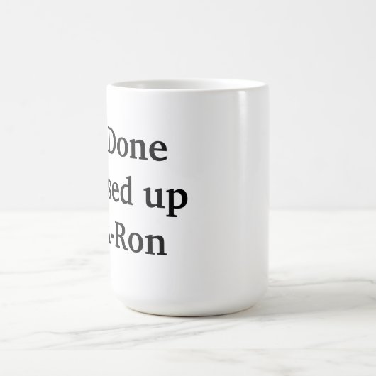 お前は悪戯をした コーヒーマグカップ (中央)