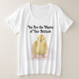お前は態度を極める プラスサイズTシャツ