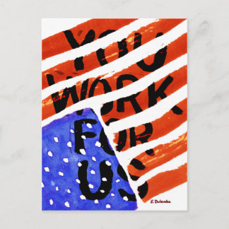 お前は我々のために働く ポストカード