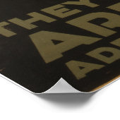 お前は我々の仲間か？ ポスター (角)