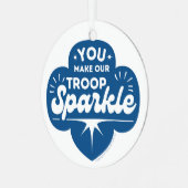 お前は我々の部隊を輝かせる メタルオーナメント (正面左)