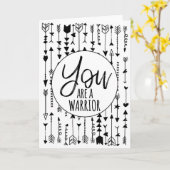 お前は戦士悔やみや弔慰カードの弔意の喪失だ カード (黄色い花)