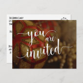 お前は招待されクリスマスパーティーだ ポストカード (正面/裏面)