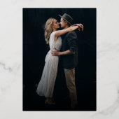 お前は招待され我々の結婚味方だ 箔招待状 (裏面)