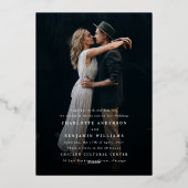 お前は招待され我々の結婚味方だ 箔招待状 (裏面)