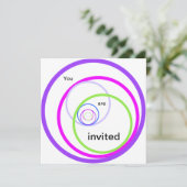 お前は招待され。ご参加ください 招待状 (スタンド正面)