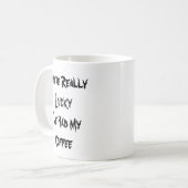 お前は救われた – 私はコーヒーを飲んだ – Mug-A-Tude コーヒーマグカップ (正面左)