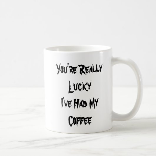 お前は救われた – 私はコーヒーを飲んだ – Mug-A-Tude コーヒーマグカップ (右)