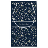 お前は星だ!青エレガントモダン色 スモールペーパーバッグ (裏面)