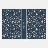 お前は星だ!青エレガントモダン色 ラッピングペーパーシート (正面2)