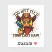 お前は最後の男だ西カウボーイ・ダック シール (シート)