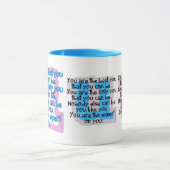 お前は最高のお前だ(トランスプライド)マグ マグカップ (中央)