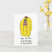 お前は最高のバナだ！ カード (黄色い花)
