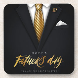 お前は最高のパパの金ゴールド父の日だ コースター