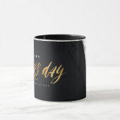 お前は最高のパパの金ゴールド父の日だ マグカップ (中央)