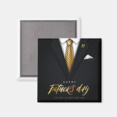 お前は最高のパパの金ゴールド父の日だ マグネット (正面/裏面)