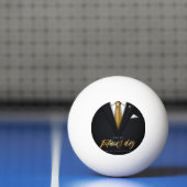 お前は最高のパパの金ゴールド父の日だ 卓球ボール (ネット)