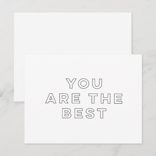 お前は最高の ポストカード (正面/裏面)