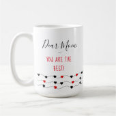 お前は最高の | 母の日 コーヒーマグカップ (左)