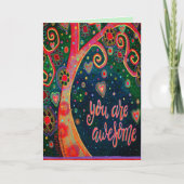 お前は木素晴らしだお洒落 カード (正面)