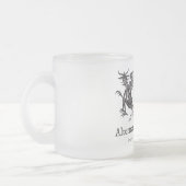 お前は来長い道を歩んでいる フロストグラスマグカップ (左)