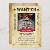 「お前は欲しい」西洋スタイル | 誕生日パーティー 招待状 (正面/裏面)