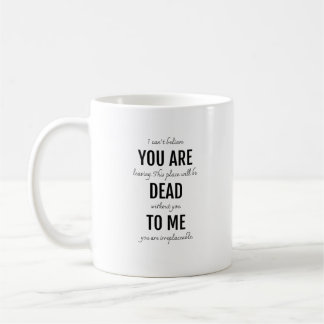 お前は死んだ コーヒーマグカップ