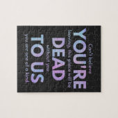 お前は死んだ!- R.I.P.裏切り者!:同僚 ジグソーパズル (横)