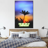 お前は比較にならない、新年、金属プリントA キャンバスプリント (インサイチュ (寝室))