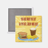 お前は気が合っ食べている マグネット (正面/裏面)