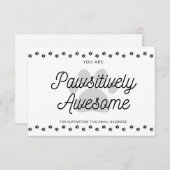 お前は気の利いた素晴らし奴だ サンキューカード (正面/裏面)