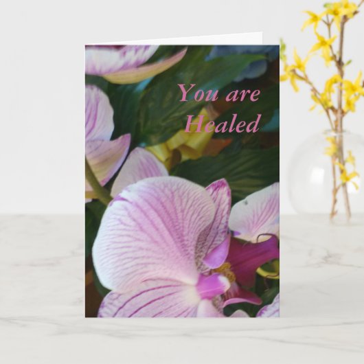 お前は治った カード (黄色い花)