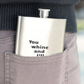 お前は泣いて俺はワインを飲む フラスク (インサイチュ)