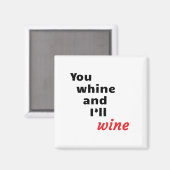 お前は泣いて俺はワインを飲む マグネット (正面/裏面)