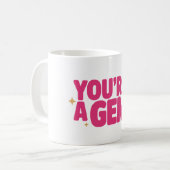 お前は玉の玉だ コーヒーマグカップ (正面左)