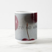 お前は甘いさくらんぼ コーヒーマグカップ (中央)