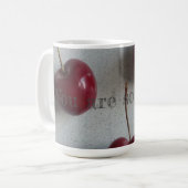 お前は甘いさくらんぼ コーヒーマグカップ (正面左)