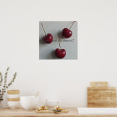 お前は甘いさくらんぼ ポスター (キッチン)