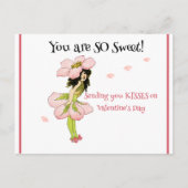 お前は甘い！ |バレンタインデーヴィンテージはがき シーズンポストカード (正面)