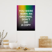 お前は生まれオリジナルでコピー死なない ポスター (キッチン)